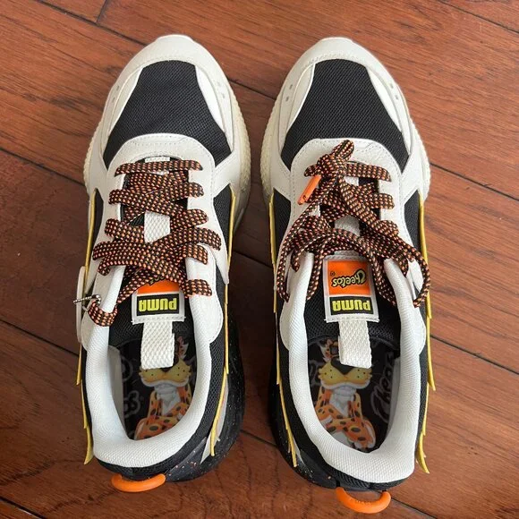 LIMITED EDITION PUMA Cheetos x RS-X MEN\'S SIZE 10.5 PUMA RS-X x Cheetos 39721601 White Yellow Blaze Black Mens  main image 2